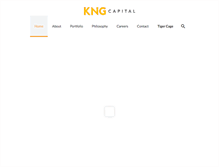 Tablet Screenshot of kngcapital.com